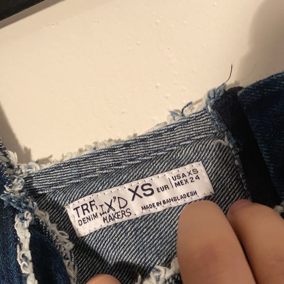 Zara TRF x IX’D Makers Denim Summer Crop Top - Picture 8 of 15